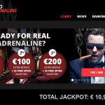 Casino Adrenaline Homepage