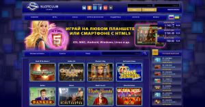 Slot Club Casino Homepage