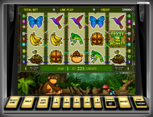 Slot with monkeys, this game is for fun