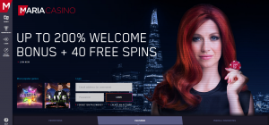 Maria Casino Homepage