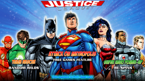 Justice League slot main page