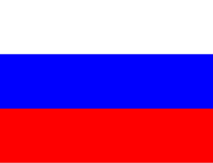The flag of the Russian Federation