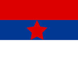 Serbo-Croatian flag