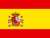 The flag of Spain