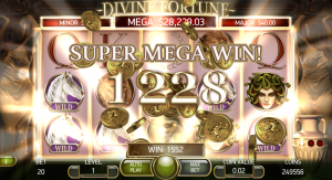 Winning in Divine Fortune Slot