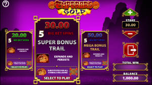 Additional game in the Emperor’s Gold Slot