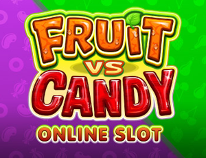 Fruit vs Candy Slot logo