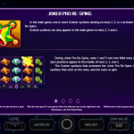 Slot machine info page