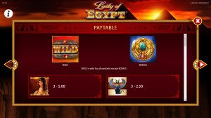 Slot machine info page