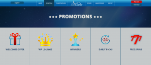 Promotions and bonuses in this site