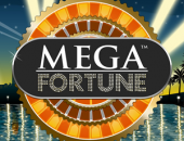 Mega Fortune slot logotip