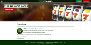 Promotions and bonuses at Prime Casino