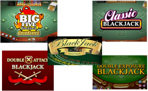 Variants of internet blackjack