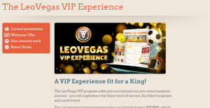 LeoVegas casino VIP program