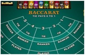 Basic Layout of Casino Baccarat