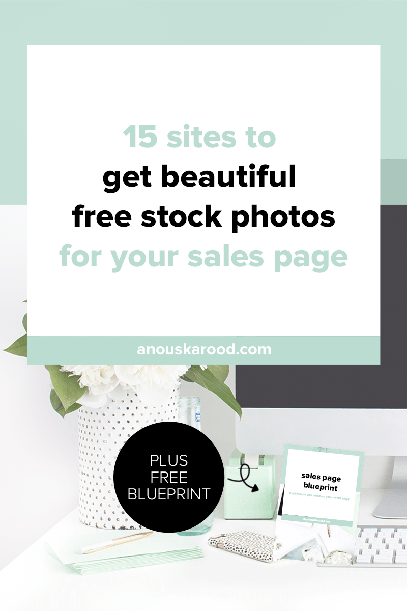 High quality photos instantly make your site look more pro. Click through for 15 sites to get beautiful free photos for your sales page.