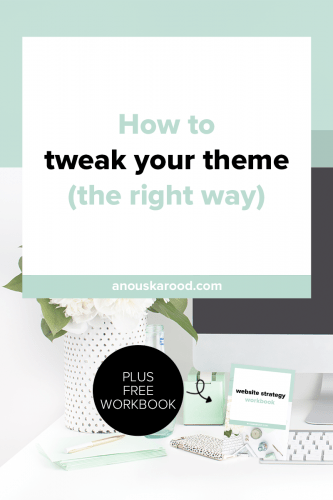 So you've found a theme that's close to what you want for your site. Before you make any changes to your theme, make a child theme first!