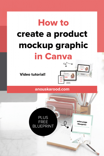 How to create a product mockup graphic in Canva