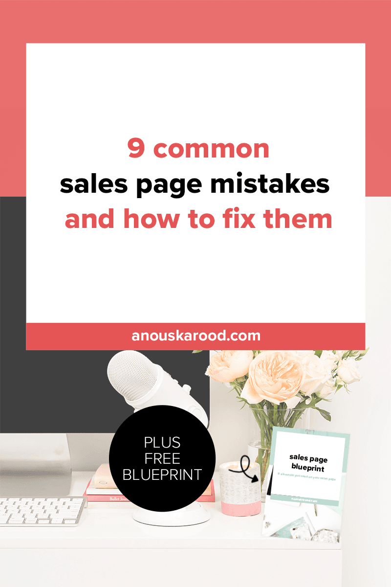 9 common sales page mistakes and how to fix them