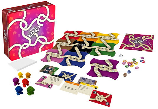 Bordspel een steekje los