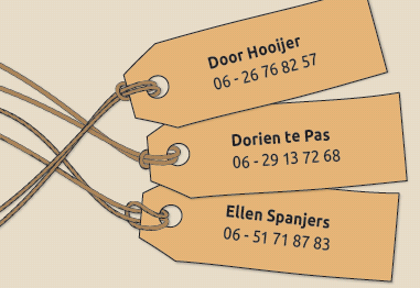 Telefoonnummers de Bagagedrager