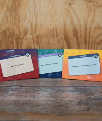 schrijf jouw kaartje