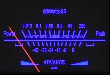 Advance Paris VU meters