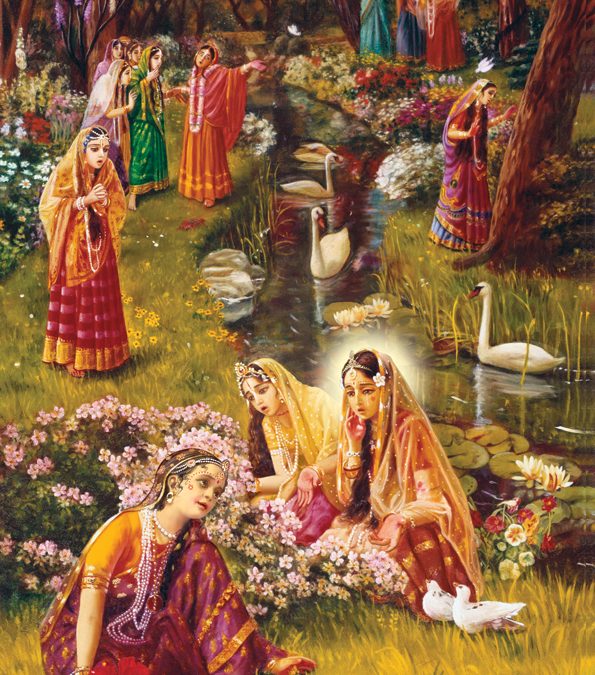 The gopīs are so glorious