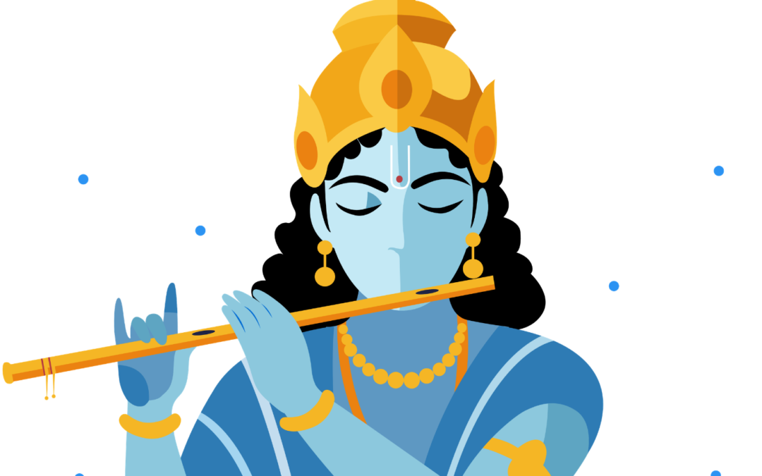 Kṛṣṇa and the gopīs