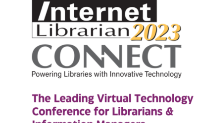 Save the date: 16 – 19 October Internet Librarian Connect 2023