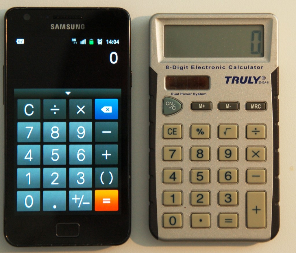 smartphone calculator